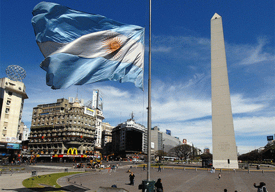 El entorno sufre daños siempre que hay manifestaciones. aseguraron desde el Gobierno. Foto: Télam
