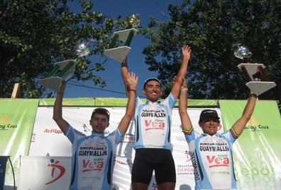 Vuelta - Podio sexta etapa portada