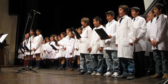 Coro de niños escolares del Este Rivadavia Santa Rosa 1 N