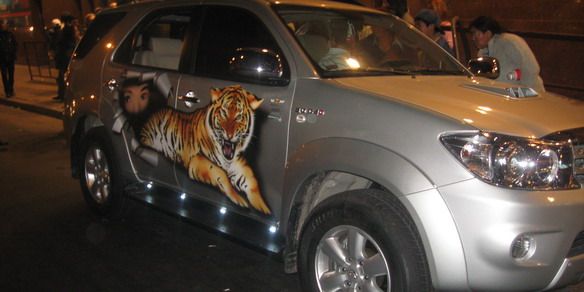 Boxeo - Auto de la Tigresa