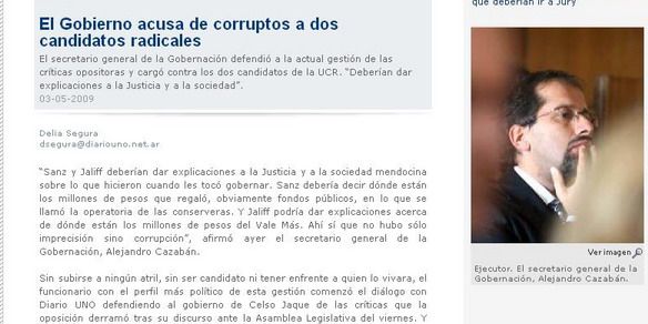Diario uno nota