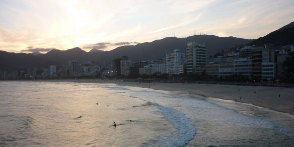 Atardecer en Ipanema
