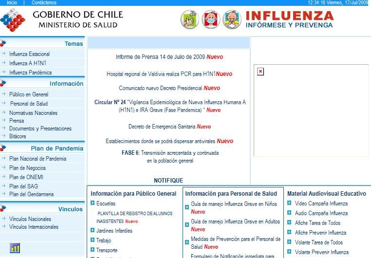 Minsalud chile
