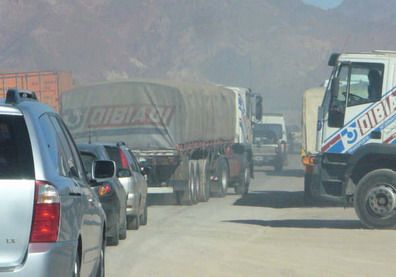 Paso a chile tránsito P