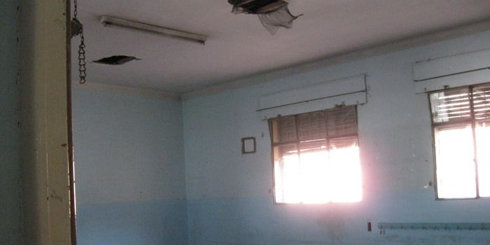 Aula en obra escuela almafuerte N