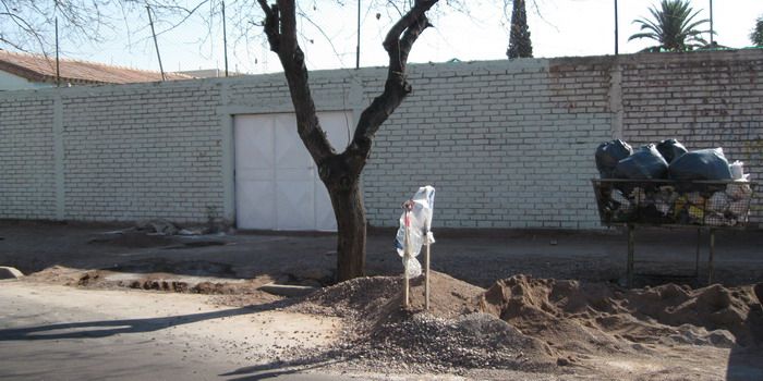 Escuela almafuerte frente Arenales N