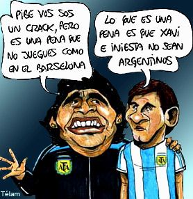Maradona Messi