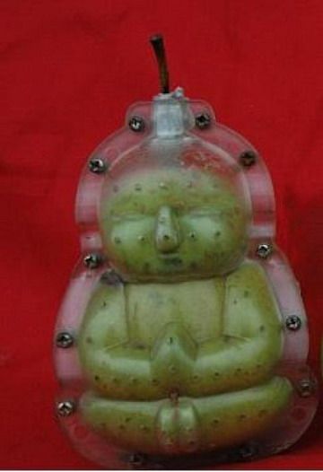 Pera forma buda tres interior