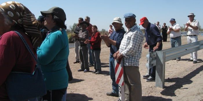 Habitantes colonia san jorge y puente N