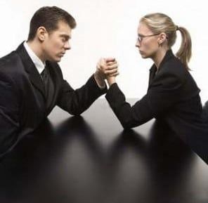 Hombres mujeres pulseada interior