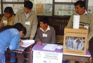 Voto bolivia 2