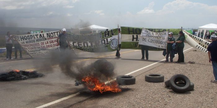 Corte ruta 7 - ATE - NOTA 07