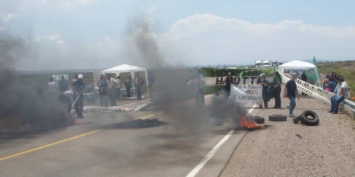 Corte ruta 7 - ATE - NOTA 08