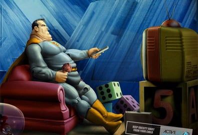 Superman obeso tv p