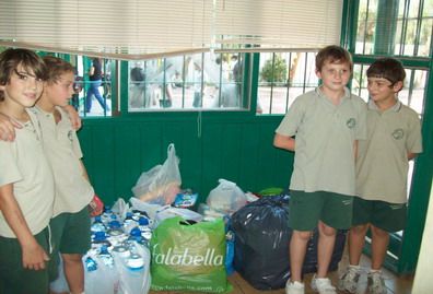 Alumnos escuela ecológica P