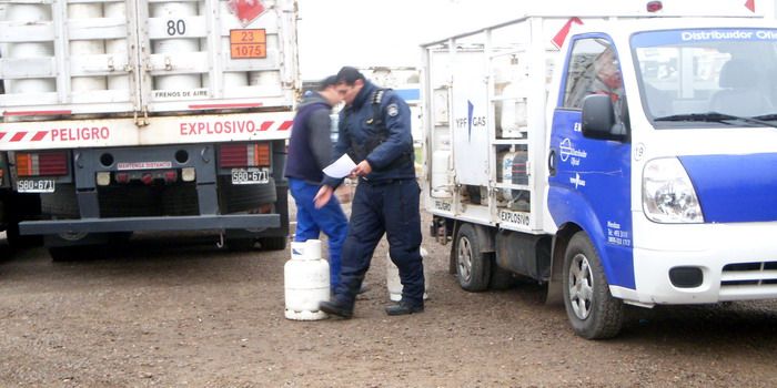 Venta de gas - Policia -NOTA