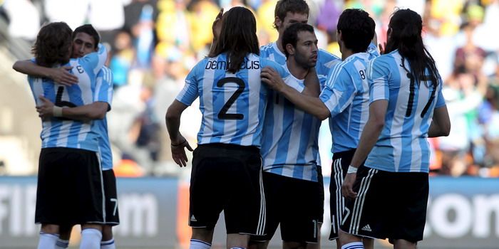 Selección Argentina celebra Corea N