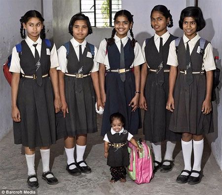 Niña más pequeña del mundo
