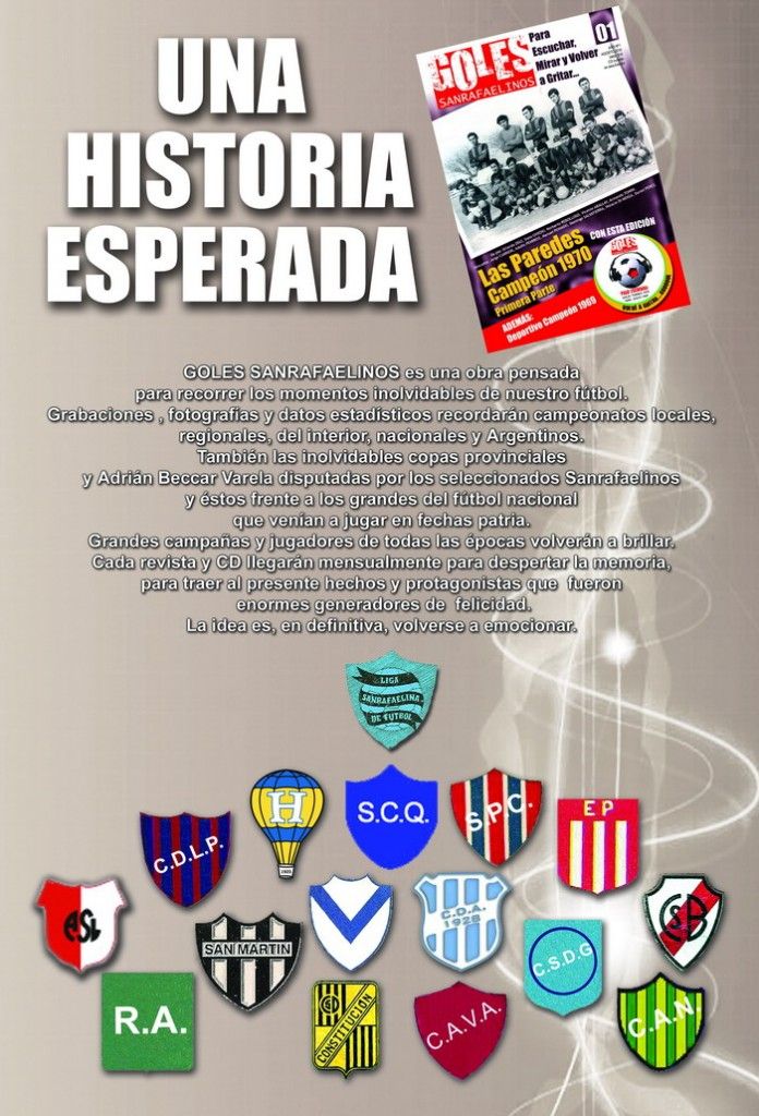 Revista Goles Sanrafaelinos del ayer