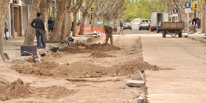 Pellegrini obra peatonal 1
