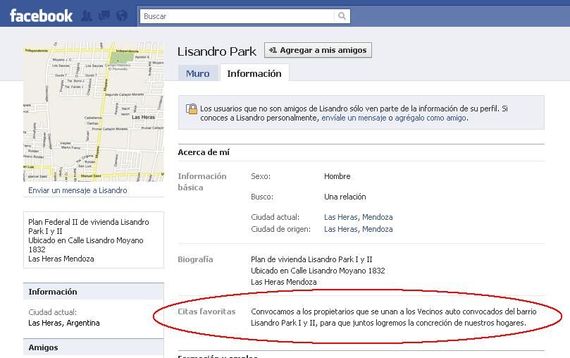 Lisandro Park Facebook