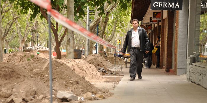 Obras calle Pellegrini 7