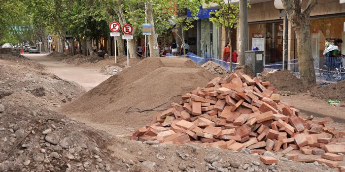 Obras calle Pellegrini A5