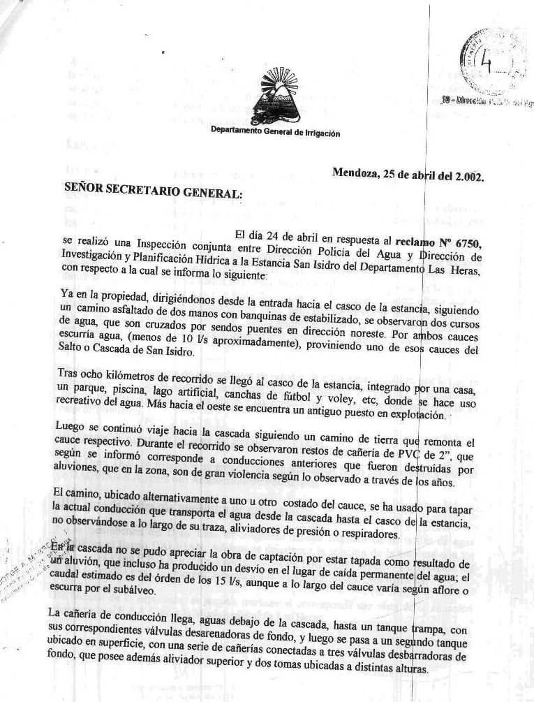 Denuncia agua Vila 3