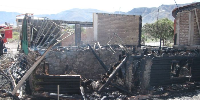 Casa incendiada el challao 3N