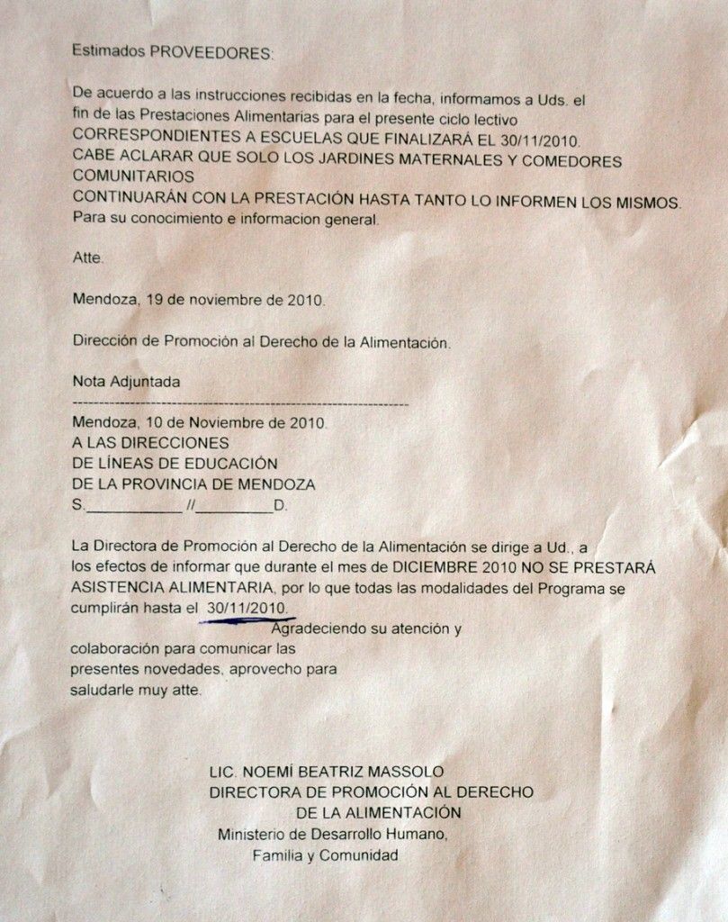 Notificación