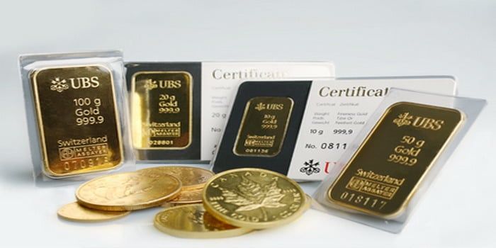 Monedas lingotes oro N