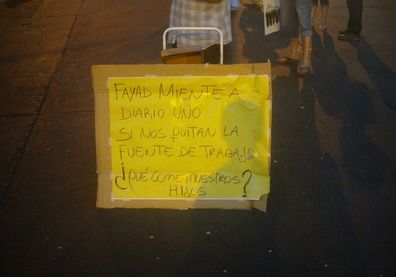 Vendedores ambulantes cortaron calles quejas contra fayad Interior