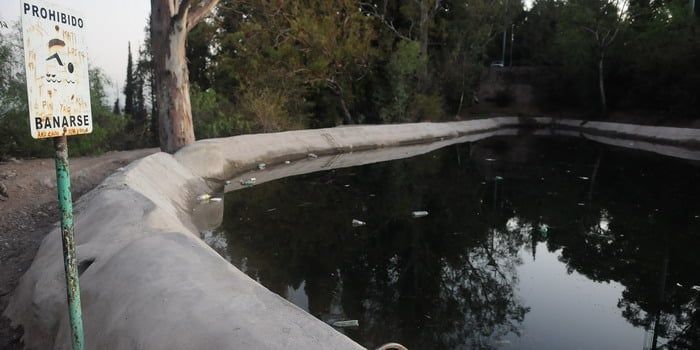 Cerro de la gloria - Ahogado - prohibido bañarse - NOTA