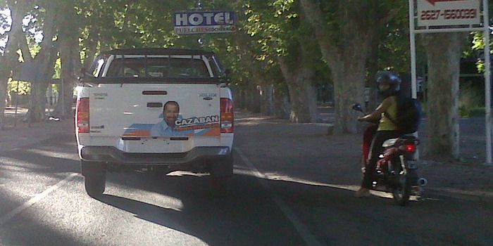 Camioneta cazaban N