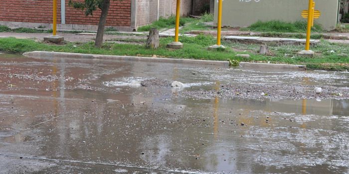 Tormenta Calle Lisandro Moyano - Nota