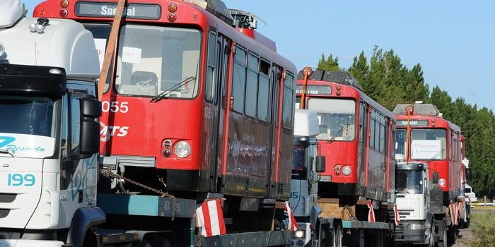 Metrotranvía llegan vagones - Nota2