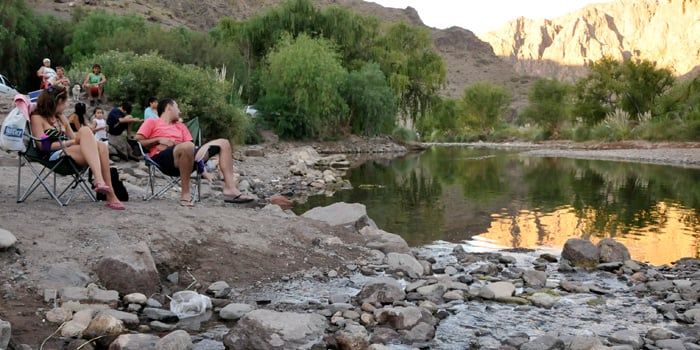 Rio Atuel caudal bajo 4