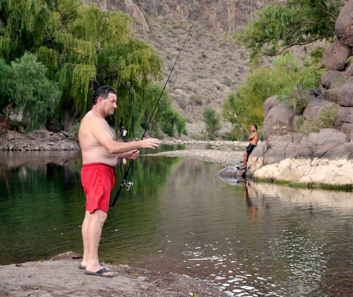 Rio Atuel caudal bajo 7 para int