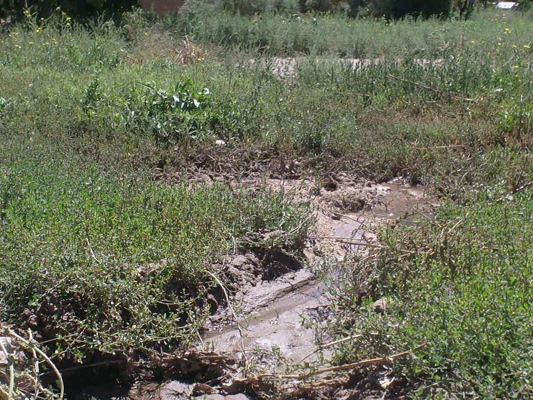 Bº valle hermoso desechos cloacales