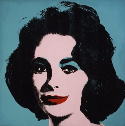 Liz taylor andy warhol interior