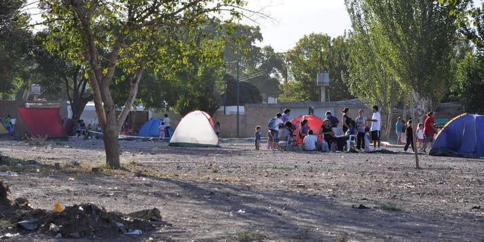 Toma terrenos Barrio La Gloria - Nota2