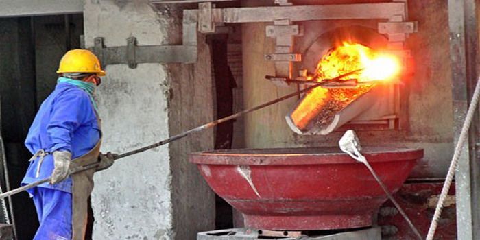 Horno industria gas