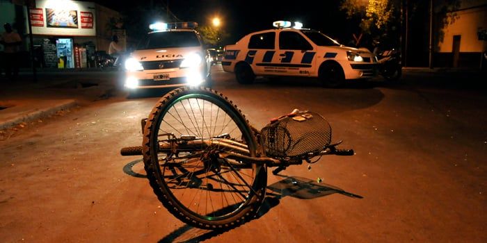 Ciclista atropellado 1