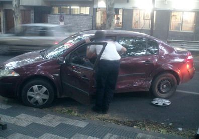 Choque y discusión en Gutiérrez y 25 de Mayo PORTADA INTERIOR