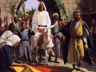 Jesus entrando en jerusalem