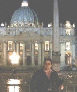 Christian Sanz en el Vaticano
