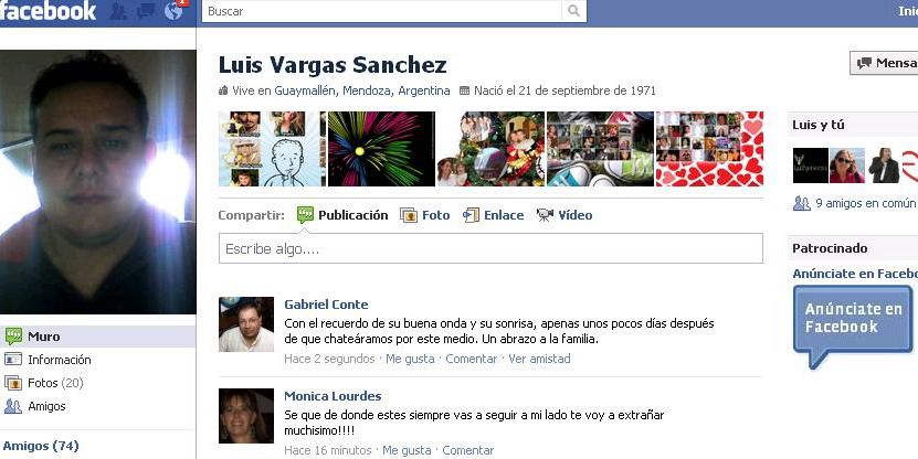 Luis vargas facebook