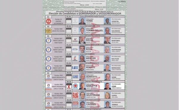 Boleta unica en santa fe