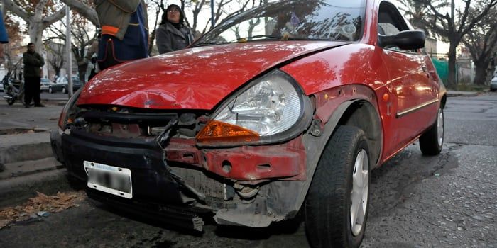 Choque 128 y Ford Ka 3