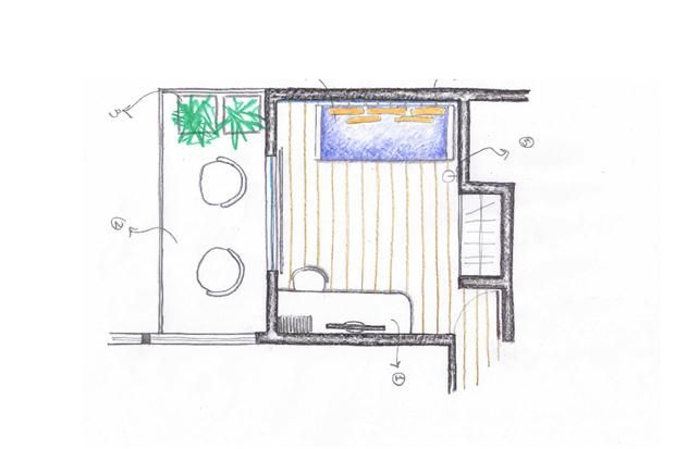 Plano reforma habitació